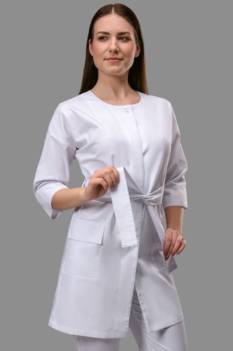 Медична блуза Сивіла, білий (007), 38