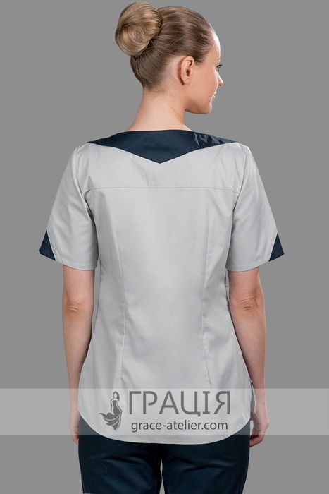 Женский хирургический костюм Торонто, светло-серый (026), 38