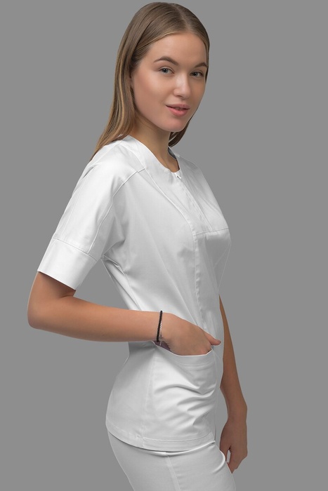 Хірургічний костюм Емма, білий (301), 38